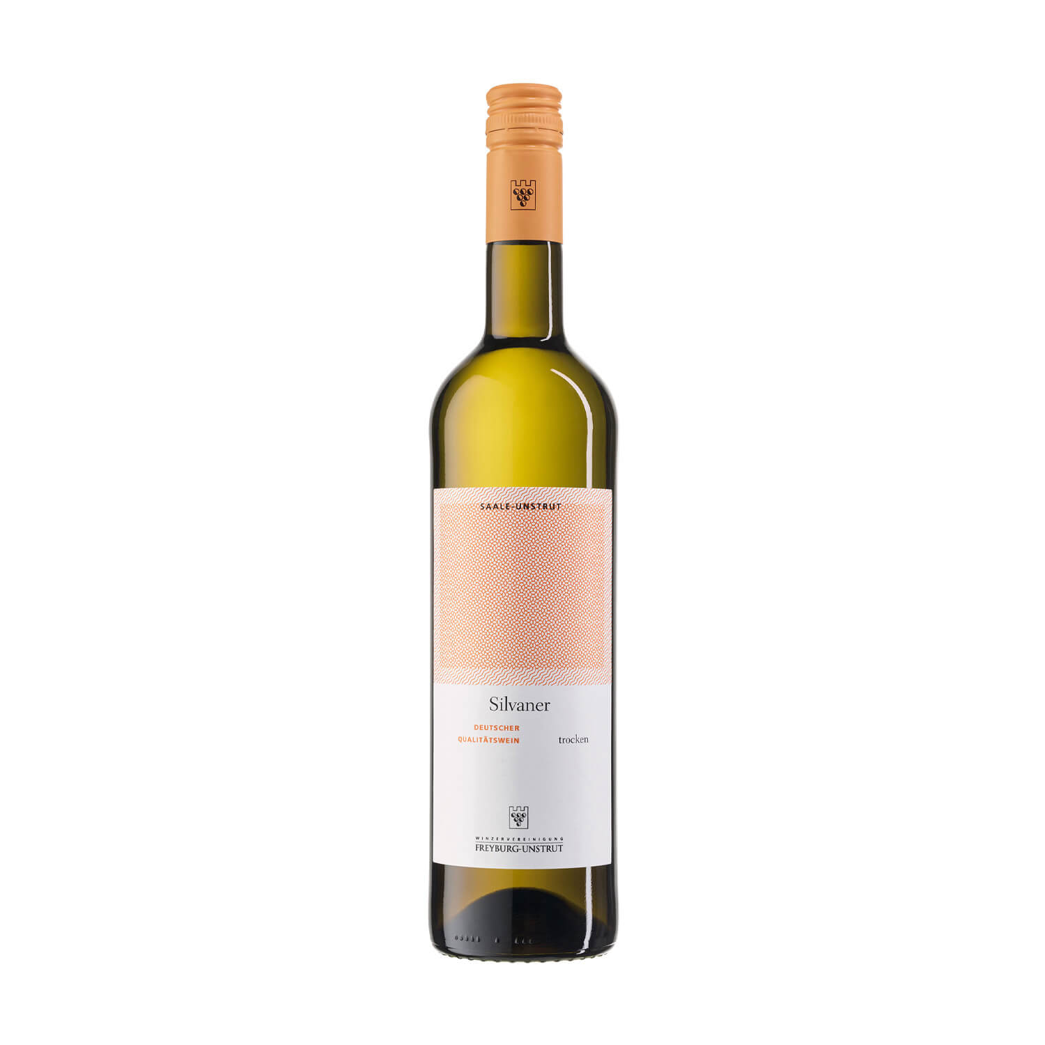 Silvaner trocken 2022 Deutscher Qualitätswein 0,75l  Eine 0,75 Liter Flasche Weißwein Silvaner trocken ausgebaut