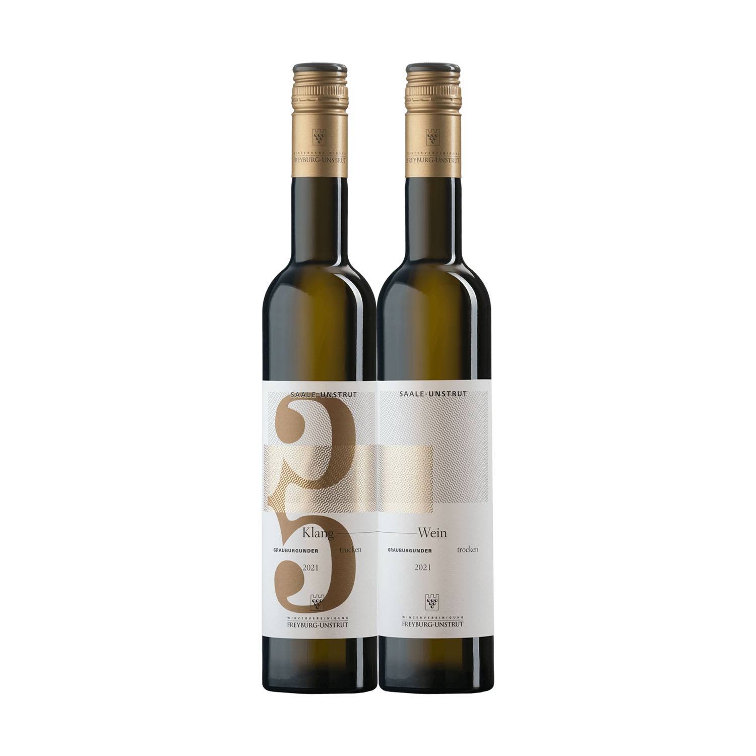 Grauburgunder Klang-Wein 2021 DQW 2 x 0,5l Zwei Flaschen Klang-Wein