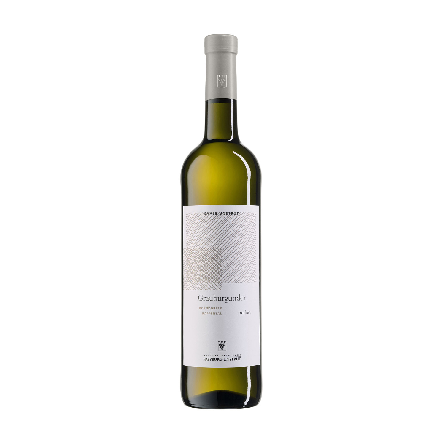 Grauburgunder trocken 2022 Dorndorfer Rappental Spätlese Deutscher Prädikatswein 0,75l    Eine 0,75 Liter Flasche Weißwein Grauburgunder trocken ausgebaut