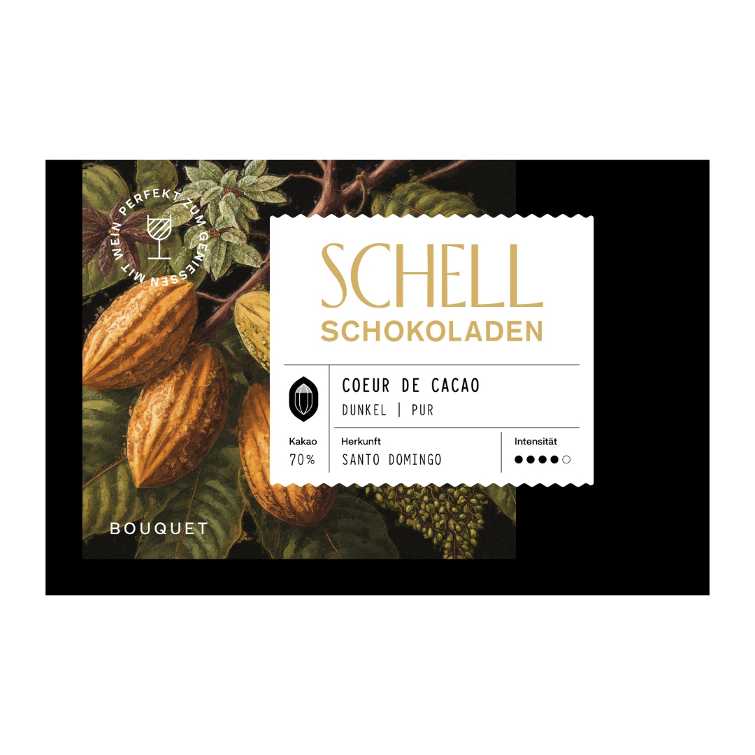 Schell Schokolade Coeur de Cacao 50g