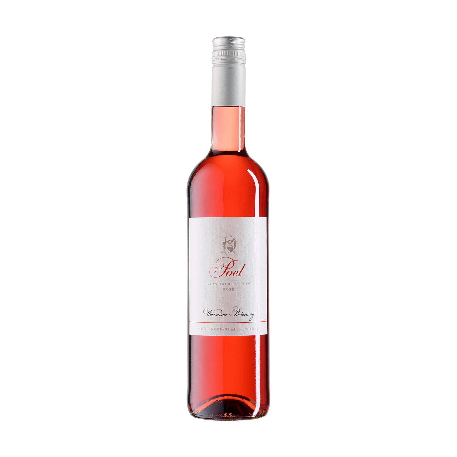Poet rosé halbtrocken Deutscher Qualitätswein 0,75l Eine 0,75 Liter fruchtbetonte Cuvée Flasche Poet Rosé halbtrocken ausgebaut