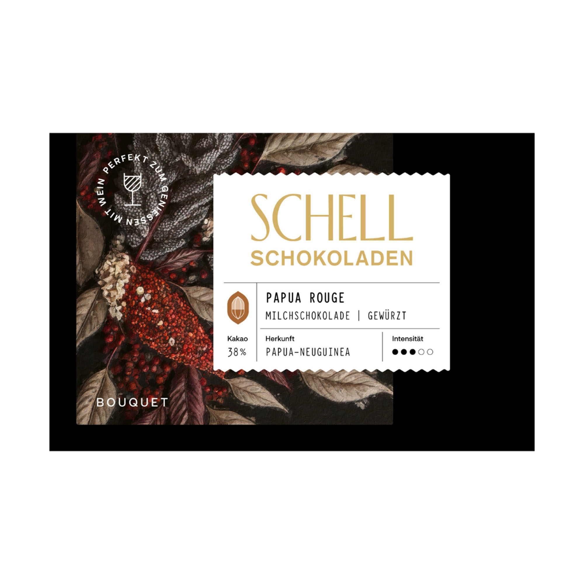 Schell Schokolade Papua Rouge 50g 