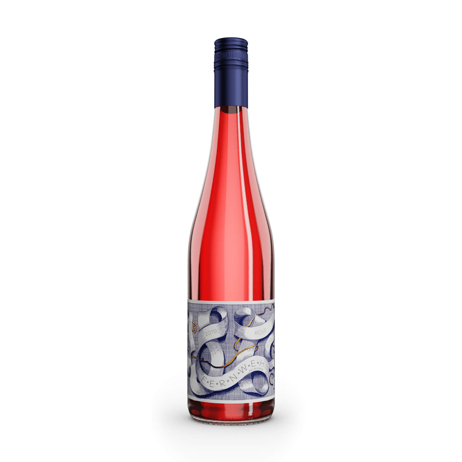 Eine Flasche Rosé Fernweh