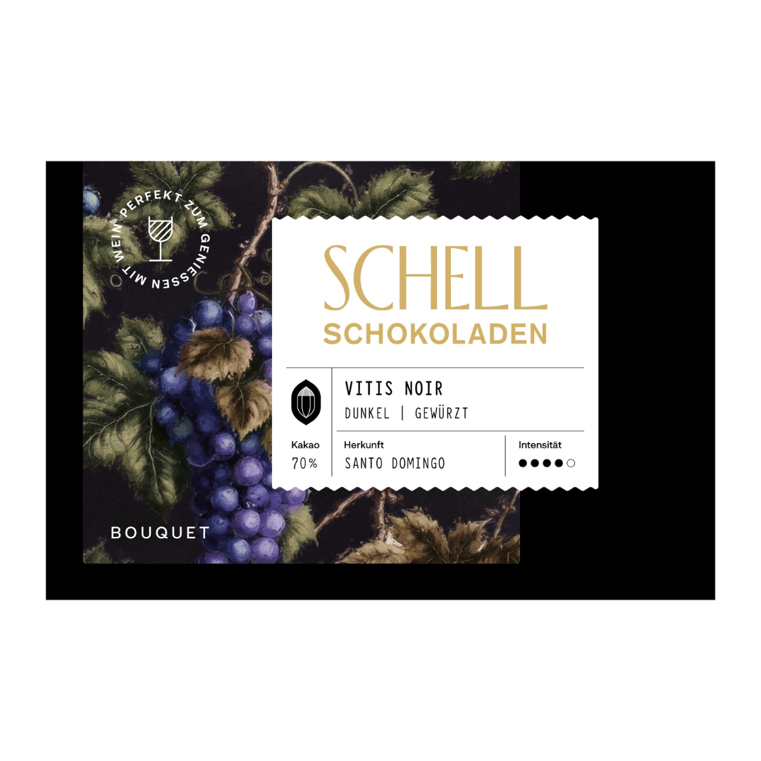 Schell Schokolade Vitis Noir 50g