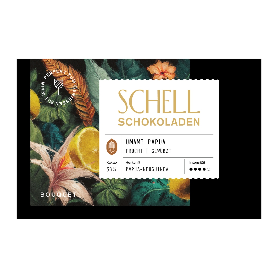 Schell Schokolade Umami Papua 50g